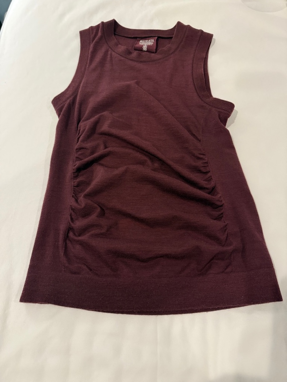Athleta ruched sleeveless tank